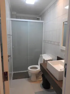 Uma casa de banho em Apartamento em Bombinhas