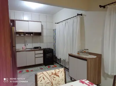A cozinha ou kitchenette de Apartamento em Bombinhas