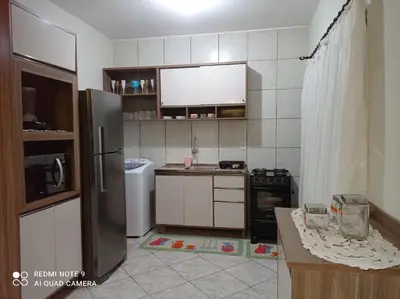 A cozinha ou kitchenette de Apartamento em Bombinhas