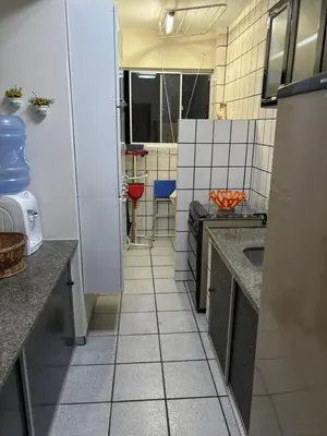 A planta de Apartamento na praia de Bombas Edifício Umuarama nº 63, bloco B