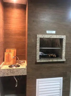 A planta de Apto familiar, 150mts do mar, completo e aconchegante em Palmas