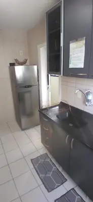 A planta de Apartamento quadra mar reformado
