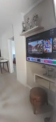 A planta de Apartamento quadra mar reformado