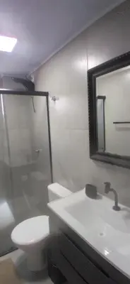 A planta de Apartamento quadra mar reformado