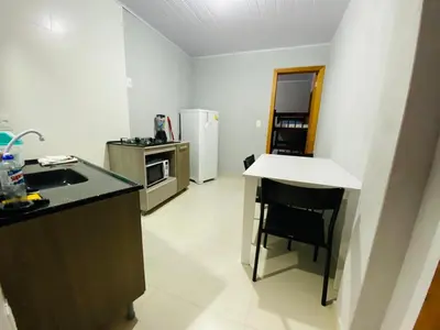 A cozinha ou kitchenette de Pousada Wall Paraíso
