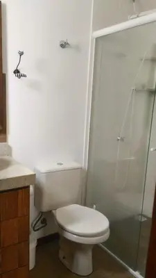 Uma casa de banho em Loft no Residencial Marbella à 300 metros da praia