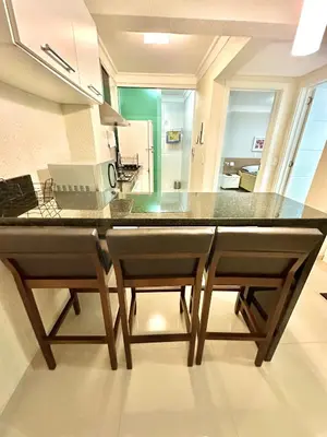 A cozinha ou kitchenette de Bombinhas Summer Beach -Apartamento Particular