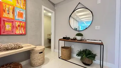 A planta de COBERTURA com belíssima vista para o mar e jacuzzi