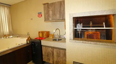 A cozinha ou kitchenette de 1072 - Apartamento 3 suítes Alto Padrão com SPA na Praia de Bombinhas