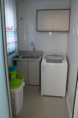 A planta de Belíssima cobertura duplex - De frente para o mar - Bombinhas-SC