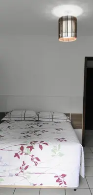 Uma cama ou camas num quarto em Residencial Beija Flor apartamento 31