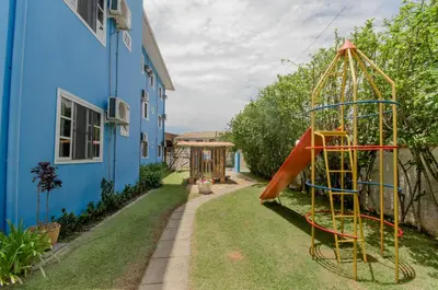 A área de jogos para crianças em Pousada Recanto Dom Arthur