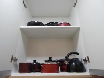 A cozinha ou kitchenette de Apto. Novo e decorado.
