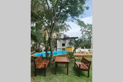 A piscina em ou perto de 6. Cobertura Vista Mar 360º Bombinhas