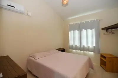 Uma cama ou camas num quarto em Pousada Sítio Olho D'Água