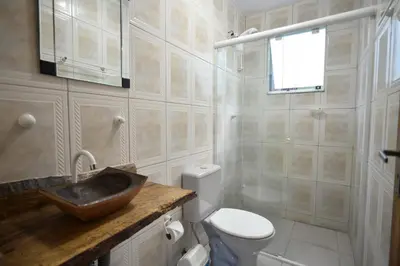 Uma casa de banho em Pousada Sítio Olho D'Água