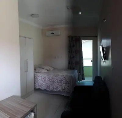 Uma cama ou camas num quarto em Pousada Maré Boa