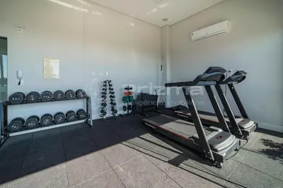 O centro de fitness e/ou as comodidades de fitness de SD 203 · Excelente Apartamento em condomínio com Rooftop e Piscina.