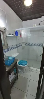 Uma casa de banho em Pousada Olhos Verdes