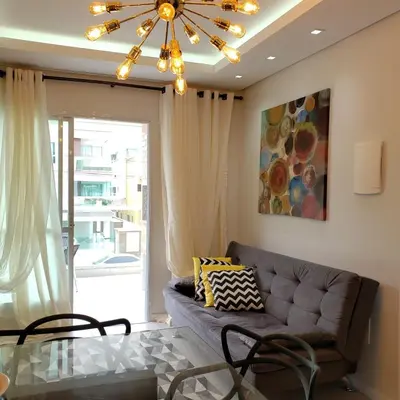 Uma área de estar em Apartamento novinho em Palmas!