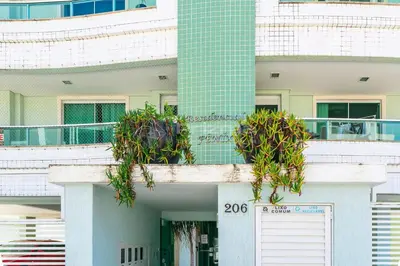 O edifício onde o apartamento está situado