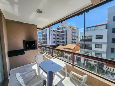 Uma varanda ou terraço em Apto El Shadday 301 cento e cinquenta metros do mar