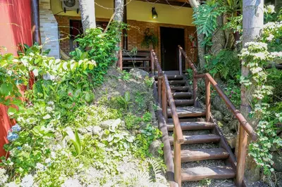 A planta de CABANAS PARA ALUGUEL de TEMPORADA EM BOMBINHAS perto da praia