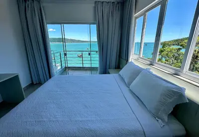 Uma cama ou camas num quarto em Residencial CasapraiadaLagoinha