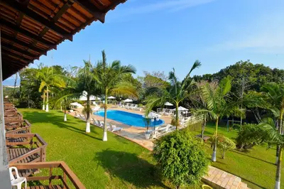 A piscina em ou perto de Morro do Sol Hotel & Eventos