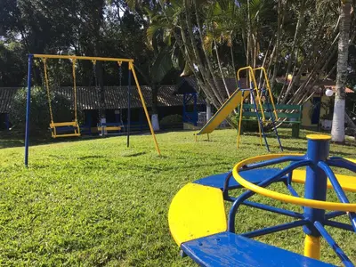 A área de jogos para crianças em Morro do Sol Hotel & Eventos