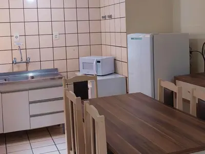 A cozinha ou kitchenette de Morro do Sol Hotel & Eventos