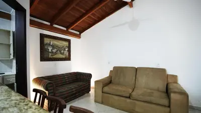 Uma área de estar em Residencial Beija Flor Apartamento 23