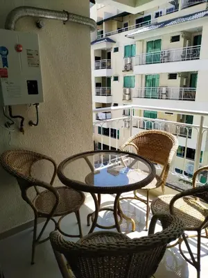 Uma varanda ou terraço em Vivendas Summer Beach Apto Particular