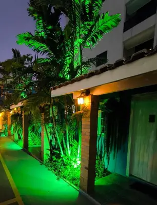 O edifício onde o apartamento está situado