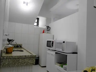 A cozinha ou kitchenette de Residencial Beija Flor Loft 11