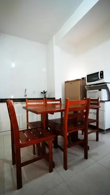 A cozinha ou kitchenette de Loft 12 residencial beija flor