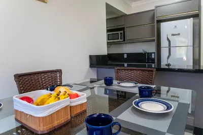 A cozinha ou kitchenette de Manchester 106 A · Lindo e novíssimo Apartamento na praia Bombas.