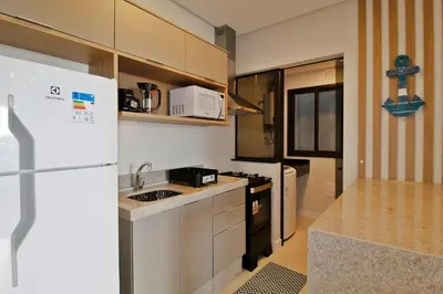 A cozinha ou kitchenette de 1088 - Apartamento novo Praia de Bombinhas