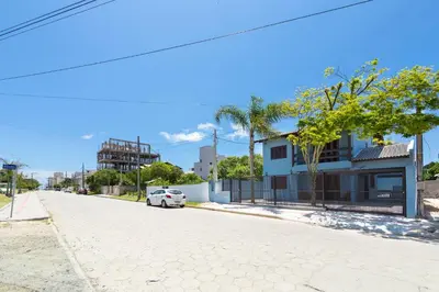 O edifício onde a casa de férias está situado