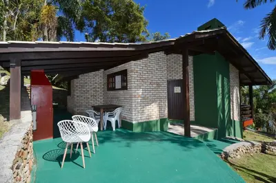 O edifício onde a casa de férias está situado