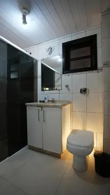 Uma casa de banho em Apartamento 21 Residencial Beija Flor