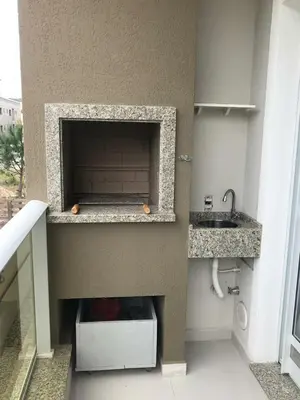 A planta de Apartamento 400 metros da praia de palmas, Governador Celso Ramos
