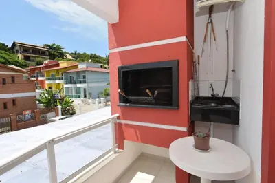 A planta de Apartamento no centro de Bombinhas completo