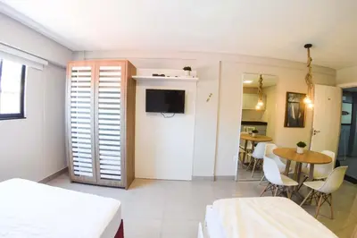 A cozinha ou kitchenette de RESIDENCIAL MAR BLUE