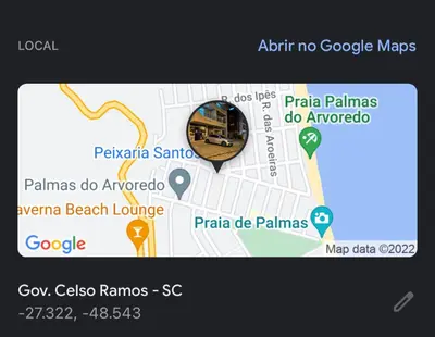 A planta de Praia De Palmas, apartamento 2 quartos, completo próximo a praia e todo comercio