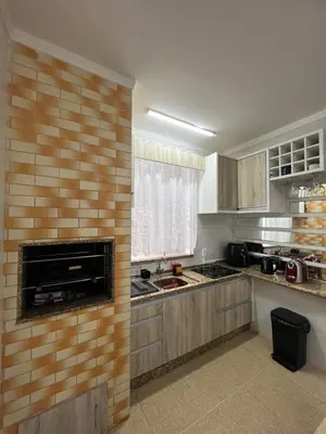 A cozinha ou kitchenette de Praia De Palmas, apartamento 2 quartos, completo próximo a praia e todo comercio