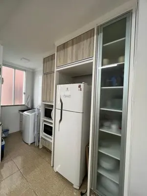 A cozinha ou kitchenette de Praia De Palmas, apartamento 2 quartos, completo próximo a praia e todo comercio
