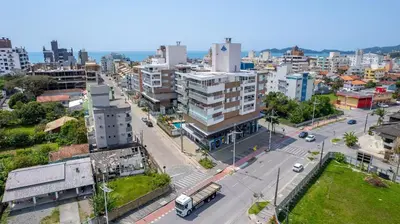 Uma vista geral de Bombas ou a vista da cidade a partir do apartamento