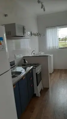 A cozinha ou kitchenette de Apartamento completo centro Tijucas