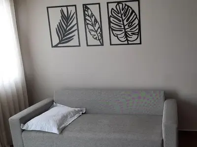 Uma área de estar em Apartamento completo centro Tijucas